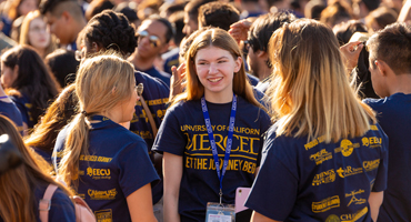 First Year students participating in the Journey tradition.